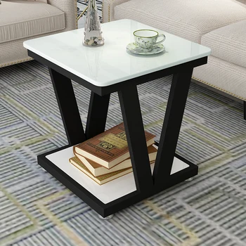 

Nordic living room fashion Square table creative side sets of tables sofa side creative small round table coffee table pf92116