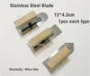 3pcs/lot 12*4.3cm Elasticity Stainless Steel Corner Trowel Wall Shovel Putty Cement Finishing Tool Paint Decoration Construction 1