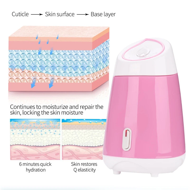 Пароварка для лица, фруктов и овощей, бытовой спа-инструмент для красоты, Термальный нано-спрей, отбеливающая вода, пароварка для лица