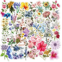 10/30/50PCS Ins Vent de Fleur De Bande Dessinée Graffiti Autocollants Cahier Trolley Tasse D'eau Autocollants De Décoration En Gros 