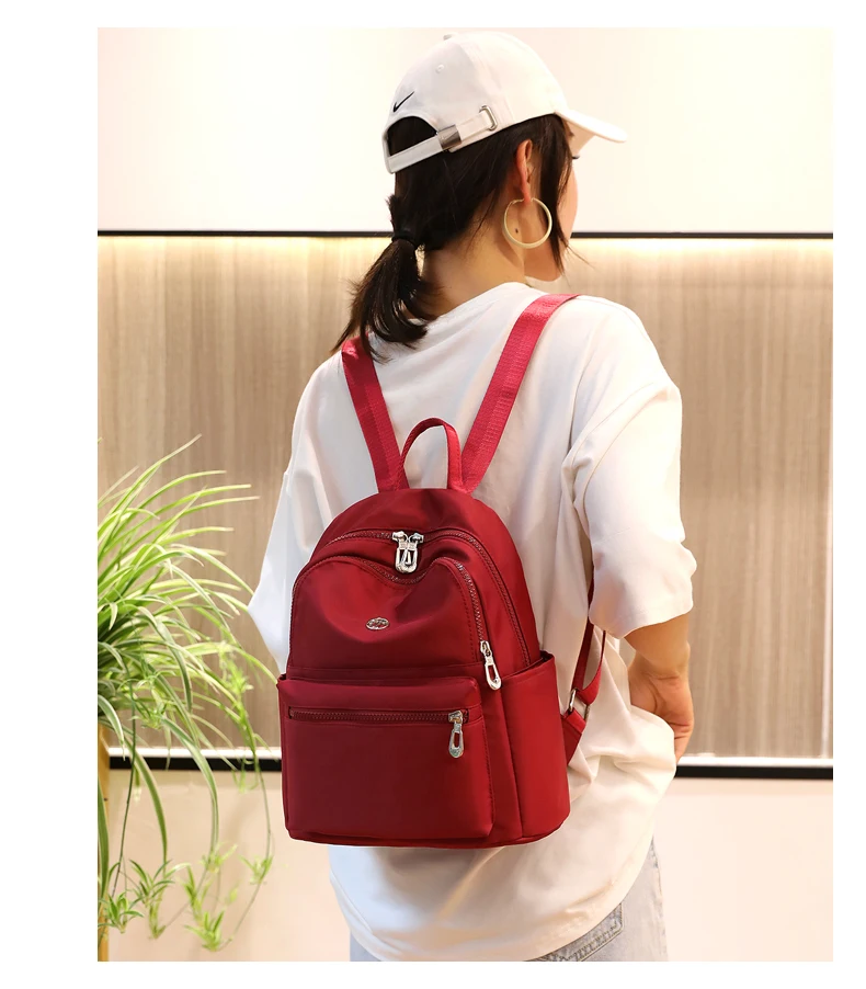 Vento Marea Travel Women Backpack Casual Waterproof Youth Lady Bag Female Large Capacity Women's Shoulder Bags 2020 Red Rucksack stylish backpacks for women