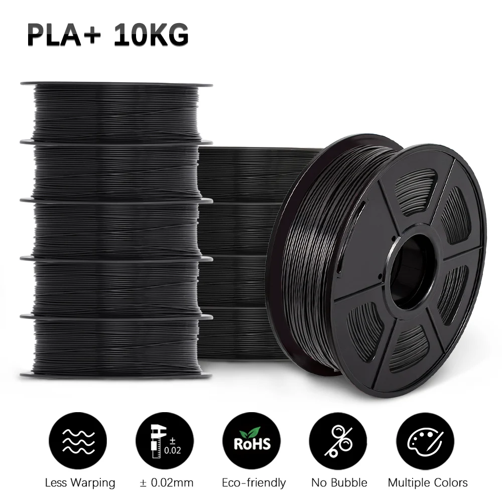 SUNLU PLA 3D Printer Filament 10 Rolls/Set PLA PLUS 3D Filament Bulk Sale 3D Printing Materials For 3D Pen best pla filament 3D Printing Materials