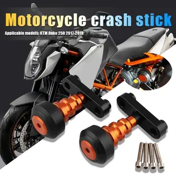

2pcs Frame Sliders Falling Protection Excellent Plastic Cladding Aluminum Crash Protectors for KTM DUKE 125 200 250 390