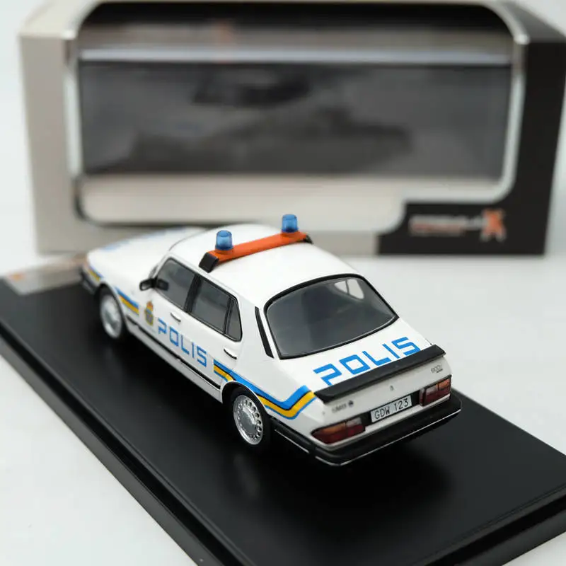 Премиум X 1/43 для SAAB 900i шведская полиция 1987 PRD450 литье под давлением модели