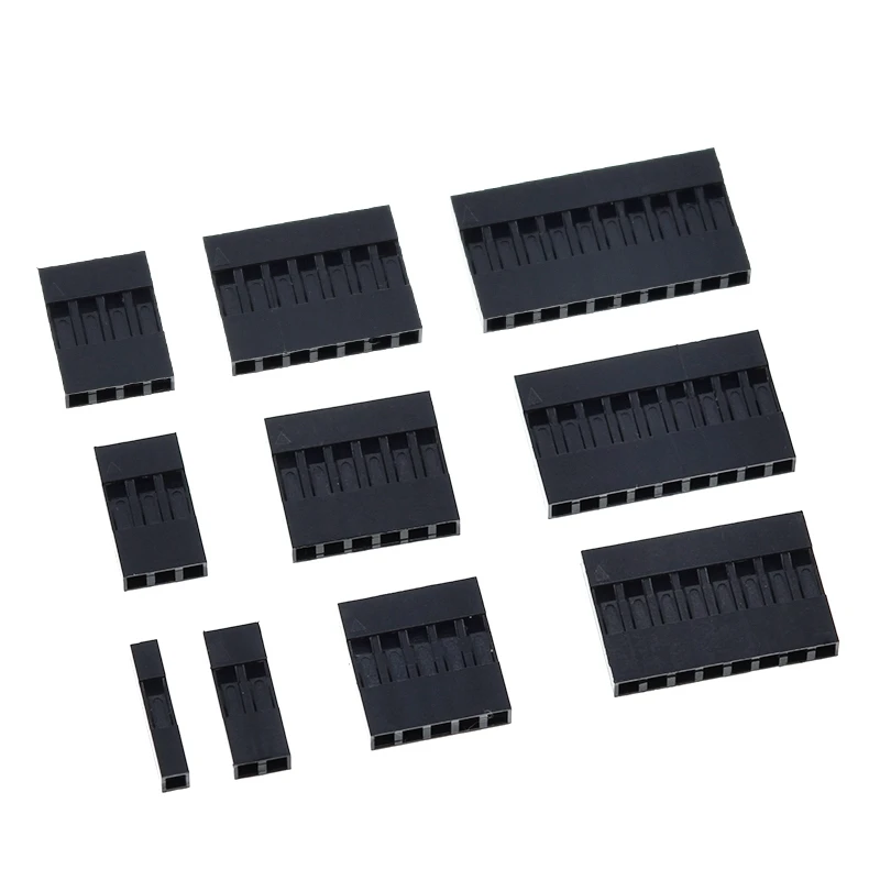 Für DuPont-Draht-Kunststoffgehäuse, 2,54 mm, zweireihig, für DuPont-Drahtverbinder, 2P/3P/4P/5P/6P/7P/8P/9P/10P, 2 x 4 Pins/2 x 5-poliges Gehäuse – Detail 7