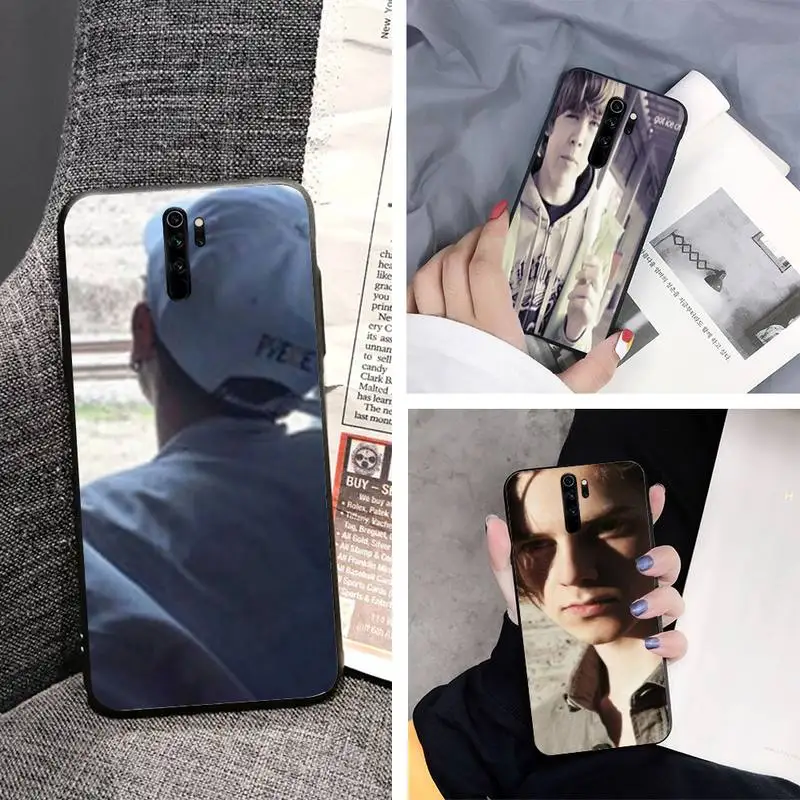 Motirunner красивый иностранных парень черный чехол для мобильного телефона redmi note