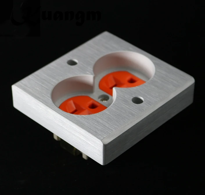 Kangm Audio YS36 # Сделай Сам HIFI красное медное покрытие 24k золото 20A 20a 86x86x20 мм AC US IEC
