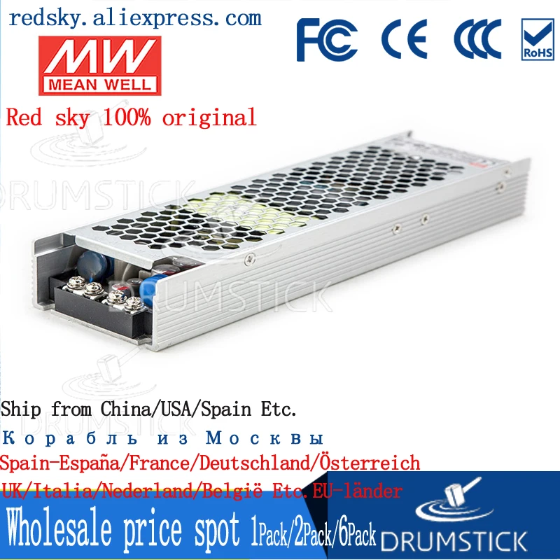 UHP 350 48 350W 48V 7.3A MEAN WELL PFC высокопроизводительный тонкий источник питания|Импульсный