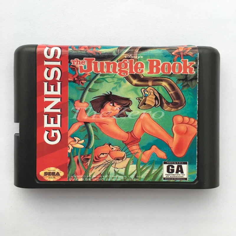 The Jungle Book EU/JAP Shell для 16 битной игровой карты Genesis System Sega Mega Drive|Картриджи| |