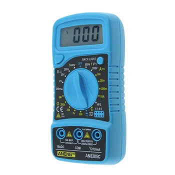 

Professional Digital Multimeter AN8004 LCD Display Digital Multimeter 2000 Counts AC/DC Ammeter Voltmeter Ohm Meter Tester