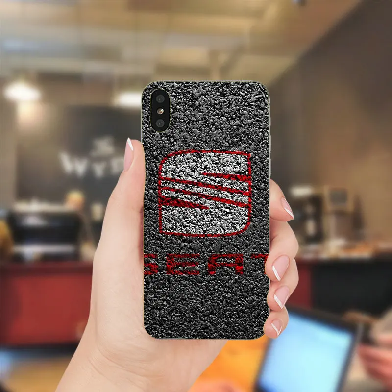 Чехлы для телефонов с логотипом автомобиля из мягкого ТПУ силикона для iPhone 4 4S 5 5C SE 5S 6 6S 7 8 Plus X XR XS 11 Pro Max