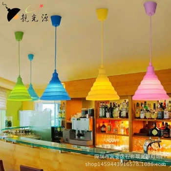 

modern pendant lights glass restaurant bedroom Home Decoration E27 Light Fixture luminaire lustre pendente deco chambre