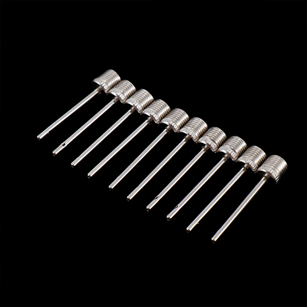 2/5/10pcs Sport Ball Inflating Pump Needle For Football Basketball Soccer Inflatable Universal Air Valve Adaptor Stainless Steel Pump Pin