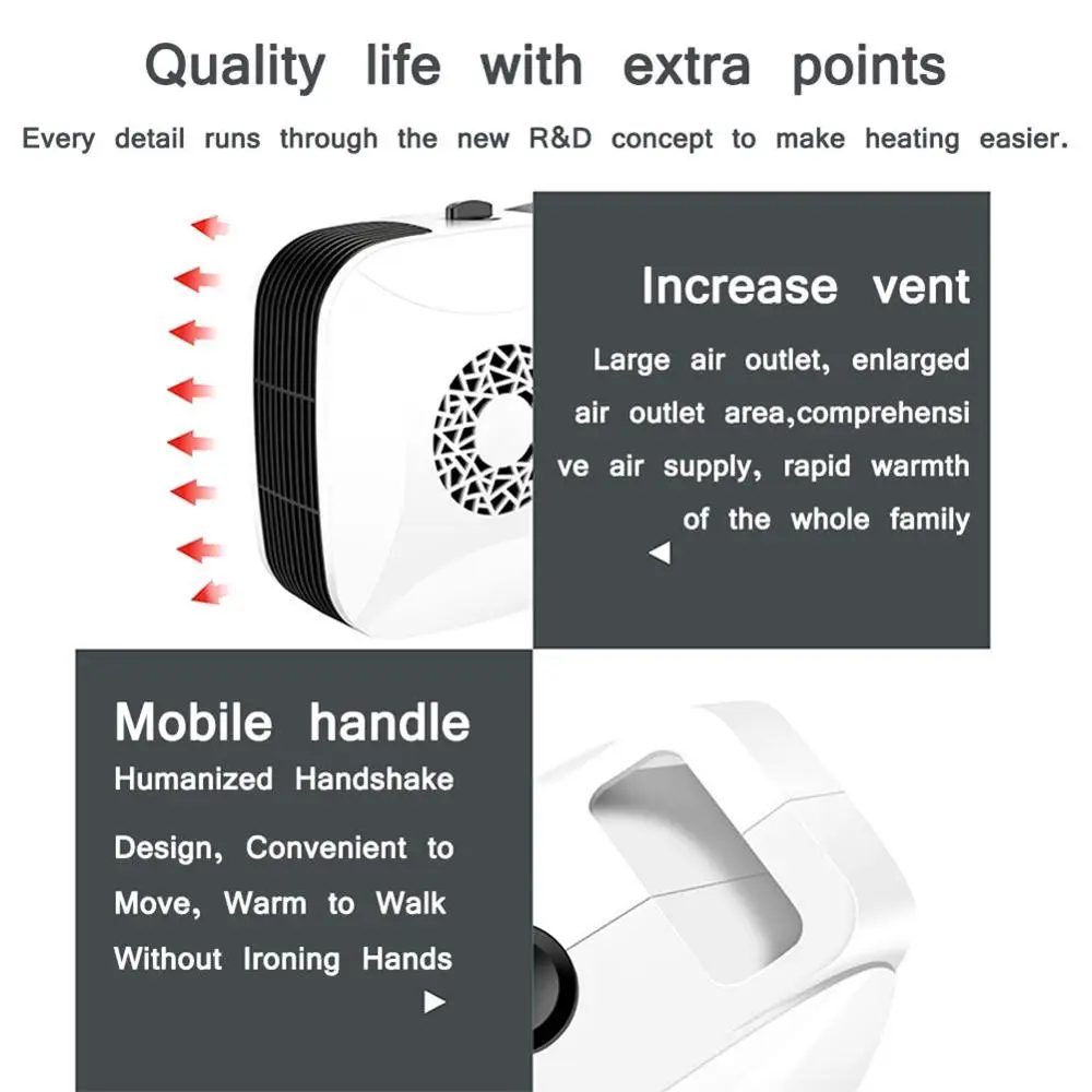 Портативный мини-электрический обогреватель с вилкой США, теплый домашний маленький Электрический обогреватель для зимы, для внутреннего отопления, кемпинга
