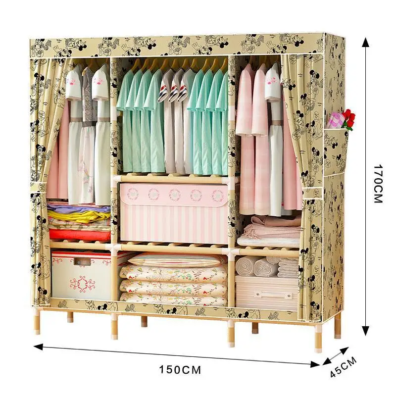 Version O Для дома Almacenamiento Garderobe Penderie Meble Armario Ropero комод шкаф Guarda Roupa Mueble De Dormitorio гардероб - Цвет: Version O