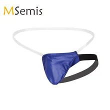 Мужское эротическое нижнее белье, мини покрытие, нижнее белье, прозрачный пояс, трусики-стринги с выпуклой сумкой, открытая спина, эластичные стринги, Трусы-стринги