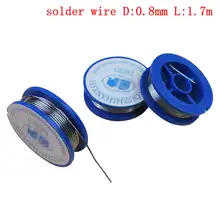Electrical Soldering 0.8mm Tin Lead Rosin Core Solder Wire Approx. 38x11mm Flux Content 2.0% Welding Repair Tools