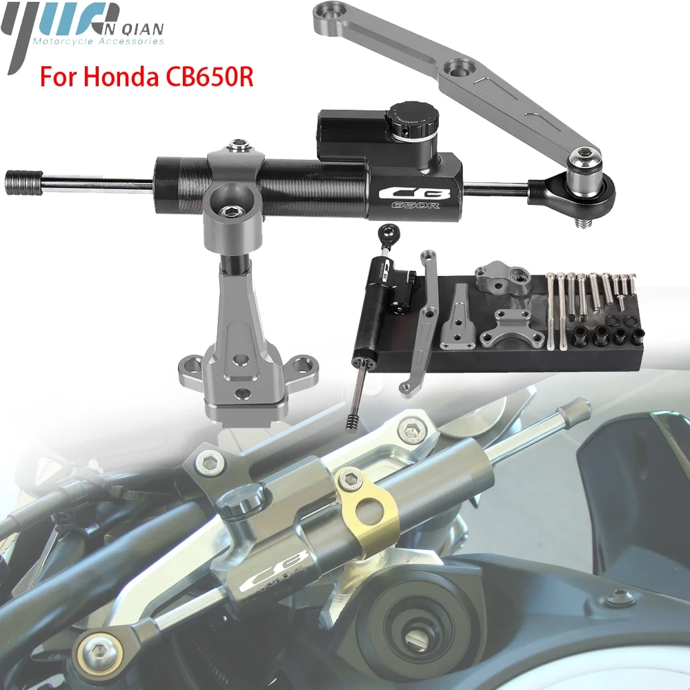 Для Honda CB650R CB 650R 2018-2021 CNC Алюминиевый Регулируемый стабилизатор руля для
