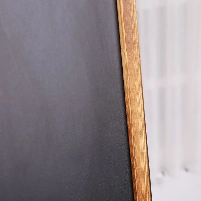 Rectangle Hanging Wooden Message Blackboard Chalkboard Wordpad Sign Kids Board
