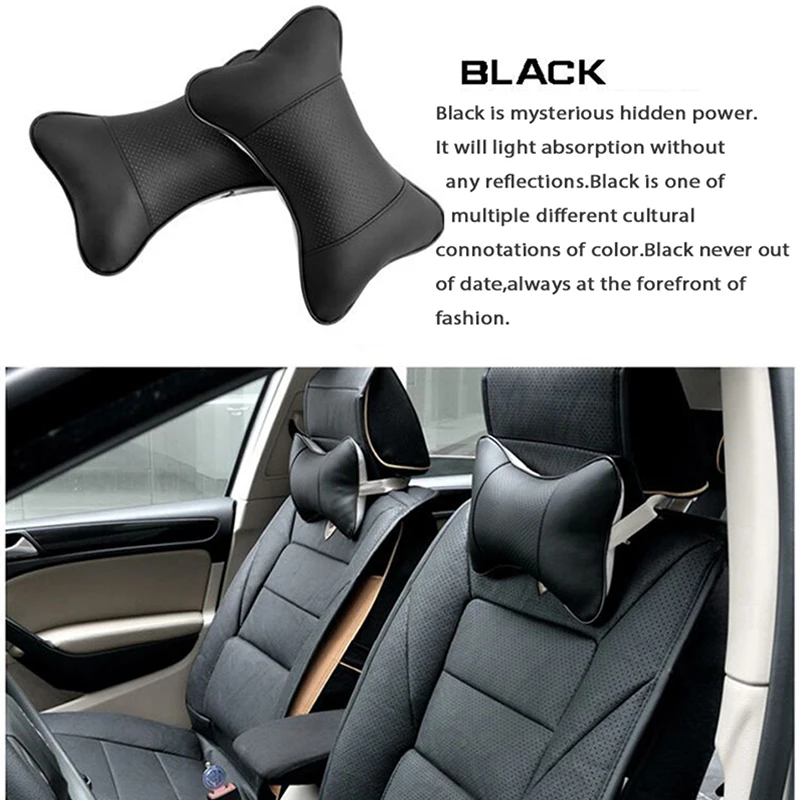 

Car styling Car Seat Head Neck Rest Safety Cushion Support Pillow for Jaguar xf xe x-type xj s-type f-pace XFR XKR accessories