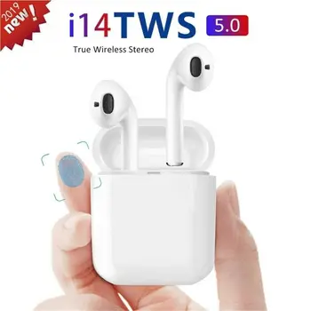 

I14 TWS mini In-ear Wireless Bluetooth 5.0 Earphone Earbuds Touch Control Headsets Sport Headphones audifonos para celular elari