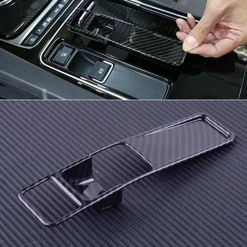 

DWCX Carbon Electrical Park Brake Buttons EPB Cover Hold Trim Fit for Jaguar F-pace XE XF 2016 2017 2018