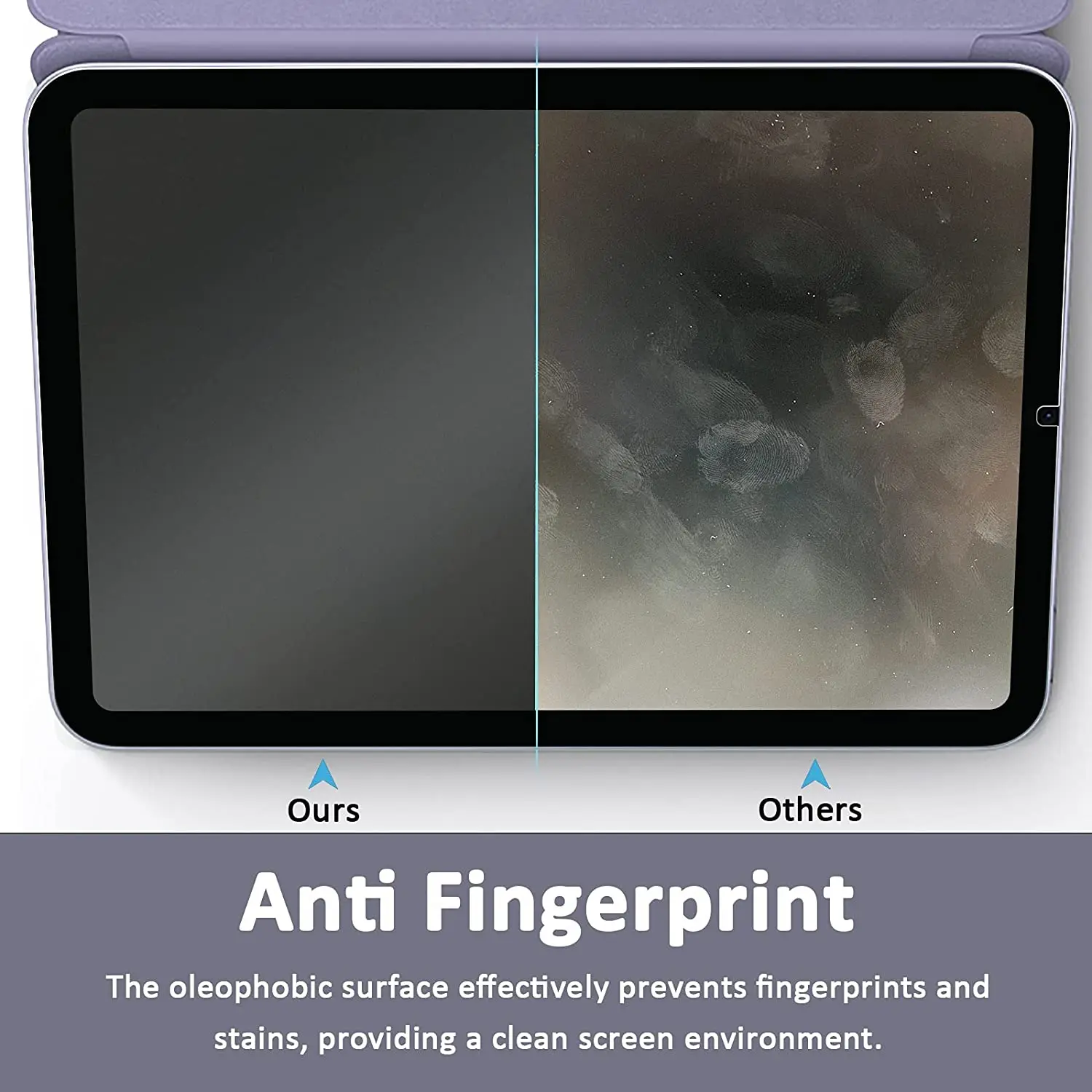 2 Pack 9H Matte Tempered Glass Screen Protector Designed for iPad Mini 6/Mini 1/2/3/4/5 ,Anti-Glare & Fingerprint/Bubble Free 4