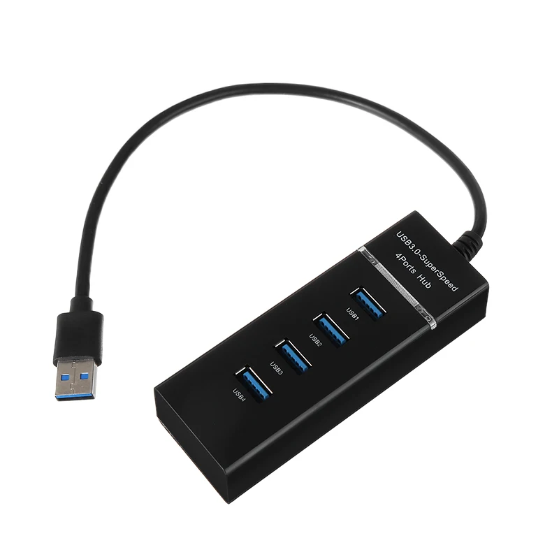 Usb-концентратор 4 порта USB 3,0 разветвитель несколько USB 3,0 концентратор SD Кардридер высокоскоростной USB внешний адаптер для настольного ПК ноутбука