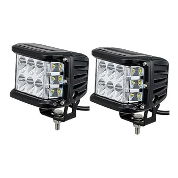 

Lamp Work Light Spraying Car Horizontal Beam White+Amber Strobe Driving