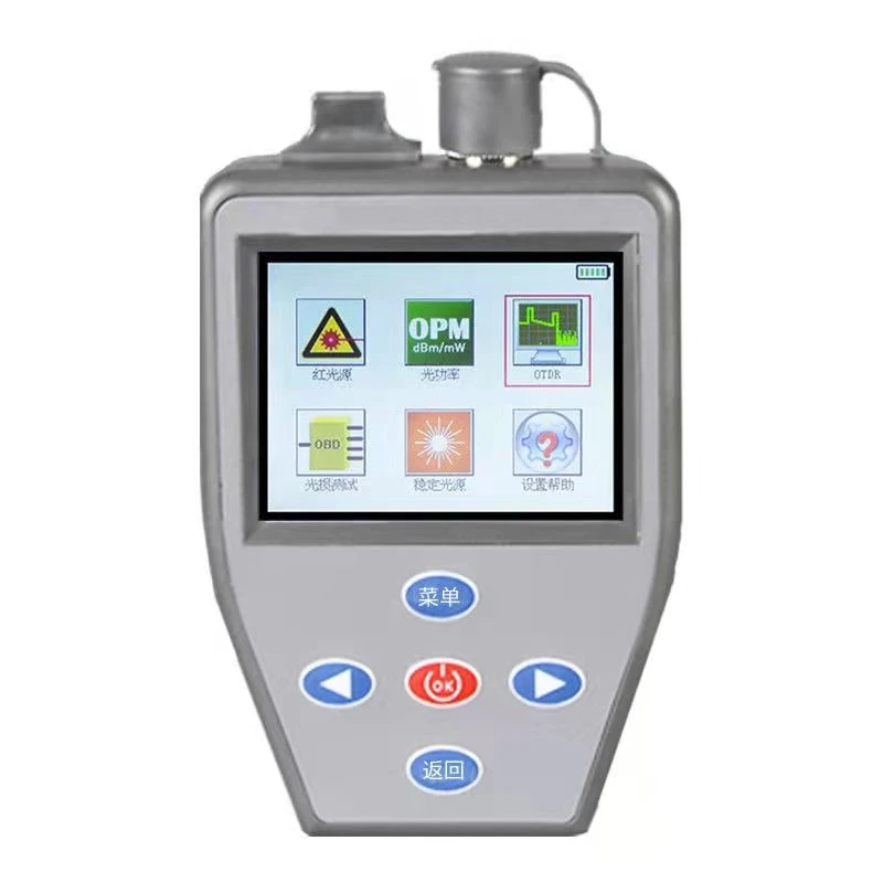 fiber optic equipments [100% New] FTTH OTDR Handheld Mini Optical Power Meter +Stable light source + VFL Multifunction can Test Active Fiber OTDR dual band wifi