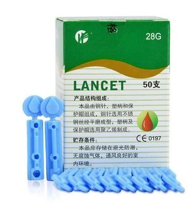 50 шт/шт 28G Lancets иглы стерильные одноразовые игла для кровопускания пролитые крови
