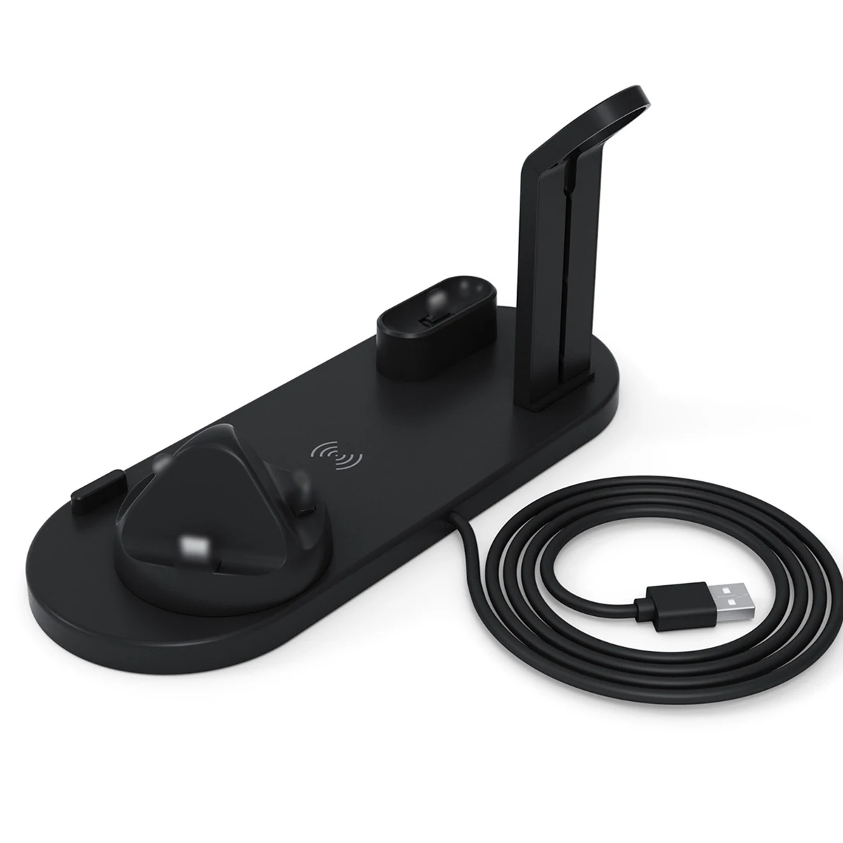 4 в 1 10 Вт Беспроводное зарядное устройство для iphone для Apple Watch Airpod мобильных телефонов Usb Qi зарядная площадка Быстрая зарядка