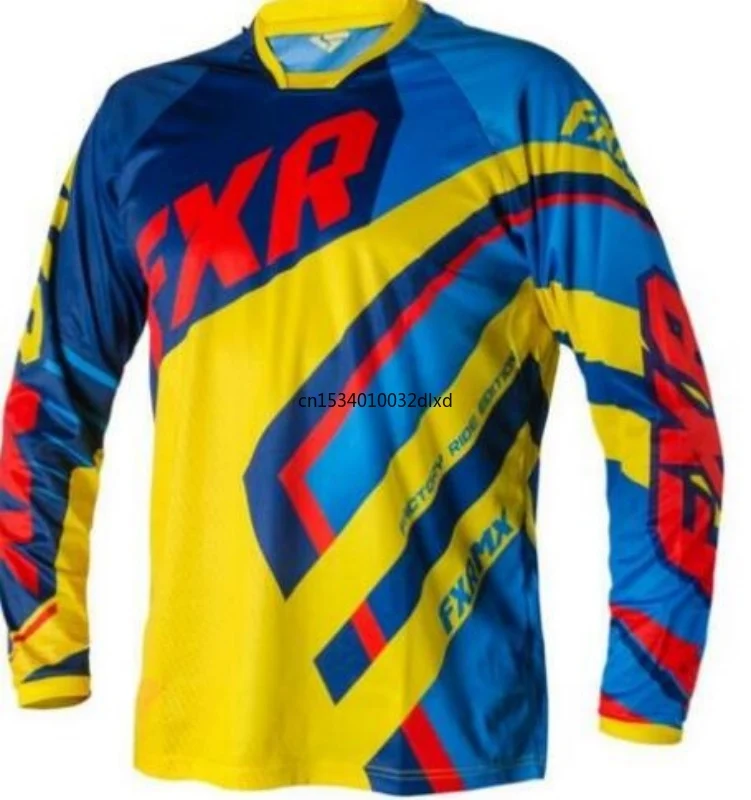 Motor Jersey DH MX Mountain Bike For FXR Jersey/ Cross ATV Da Corsa Di Fondo Traspirante Men's Camiciaelectric Motorcycle | Спорт и