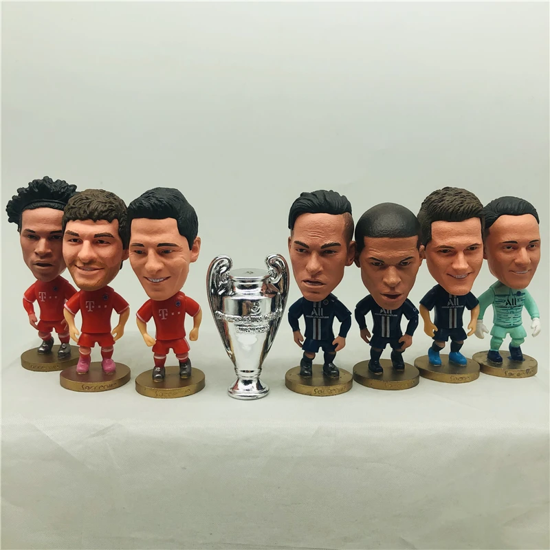 1 шт. кукла Soccerwe 6 5 см экшн-рука голова шарнирные фигурки футбольной звезды Лига DE