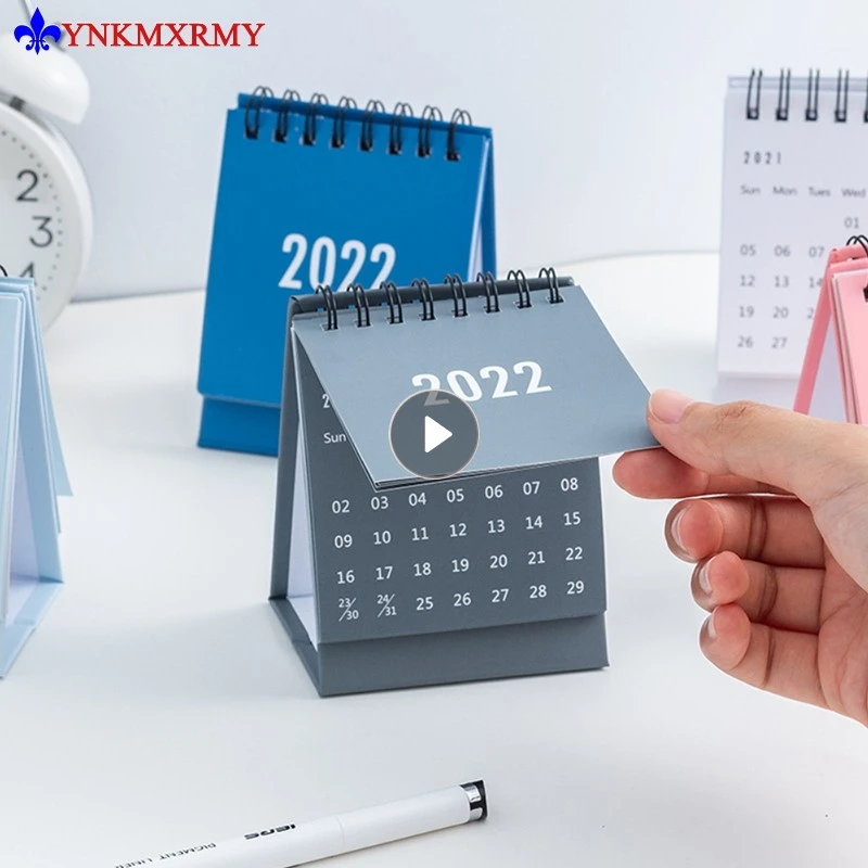 2022 Minimalist Desk Coil Calendar With Stickers Christmas Mini Dual Daily  Schedule Table Planner Yearly Organizer Office Supply|Advent Calendars| -  AliExpress