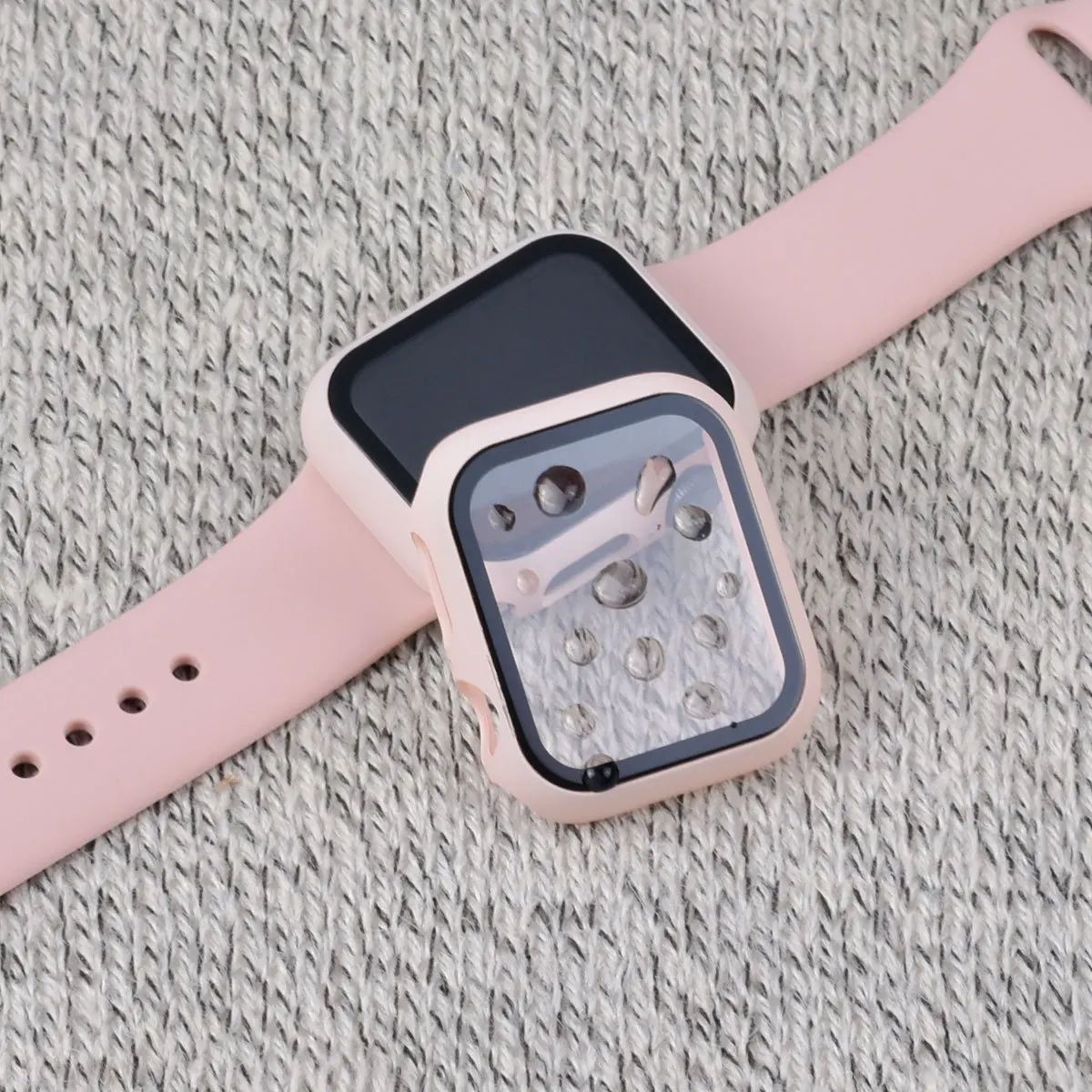 Чехол+ закаленное стекло для Apple Watch 44 мм 40 мм серия 5 4 3 2 1 Защитная крышка для экрана бампер чехол для iwatch 5 4 3 2 1 42 мм 38 мм