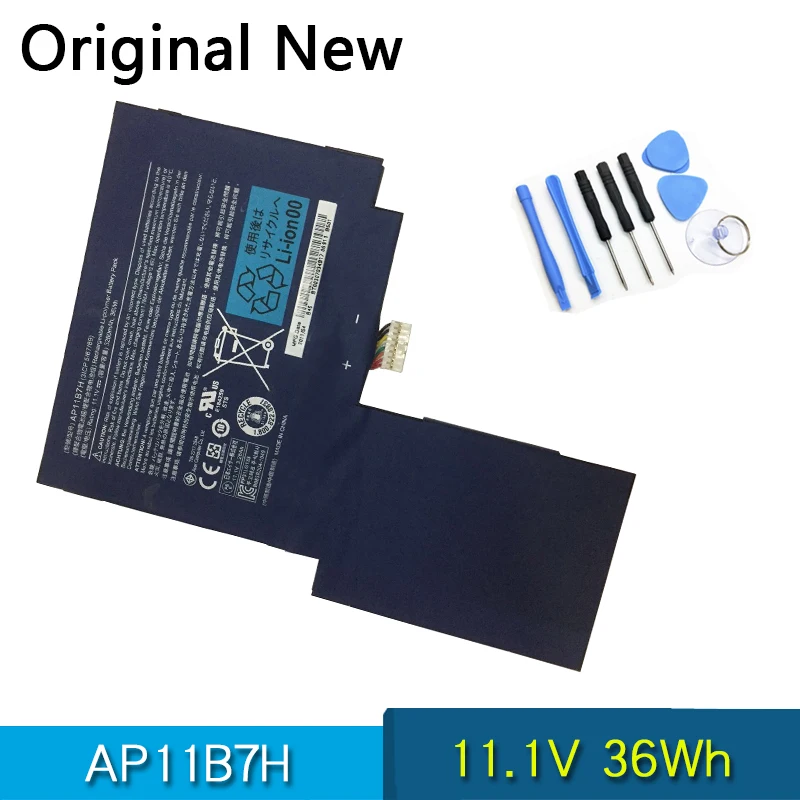 

Original AP11B7H AP11B3F Laptop Battery For Acer Iconia W500 W500P Tablet PC BT.00303.024 BT.00307.034 11.1V 36Wh