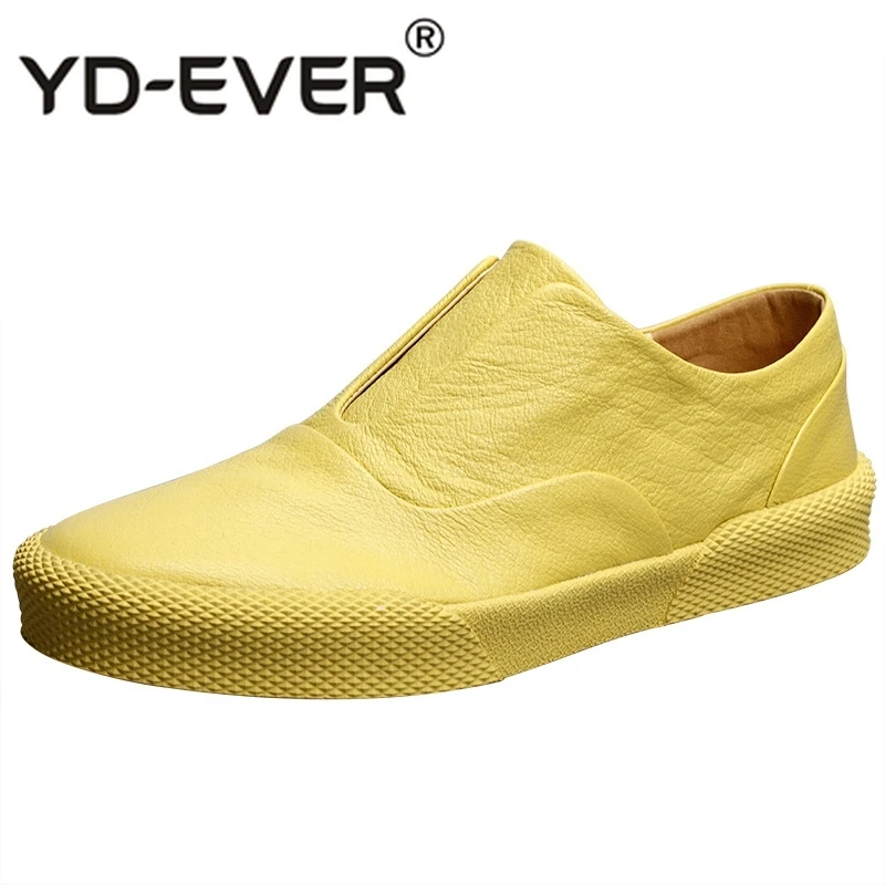 yellow slip on trainers