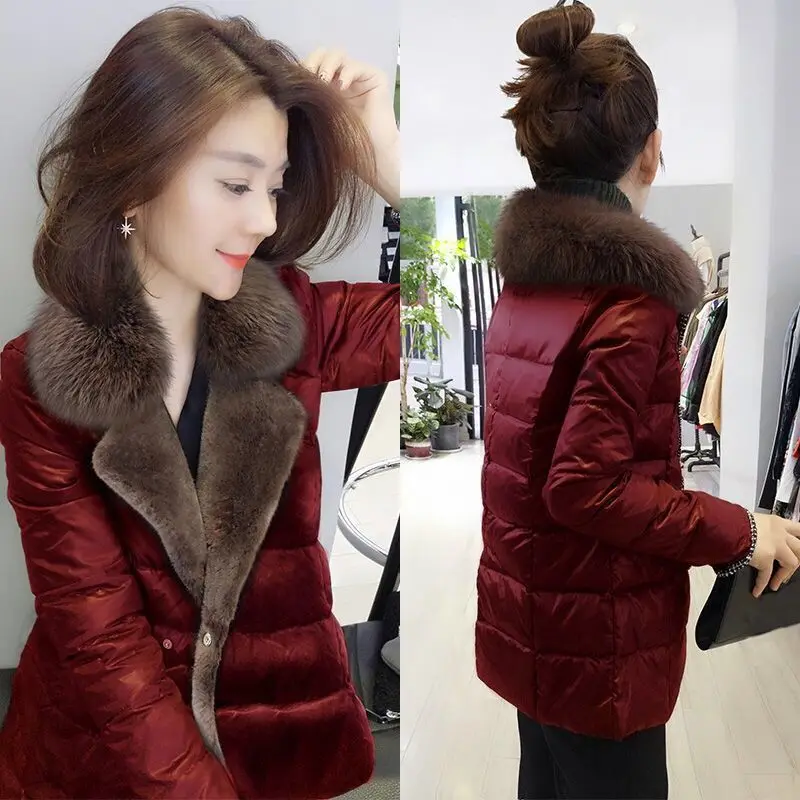 

Women Winter Jacket Parkas Cotton Padded Coats