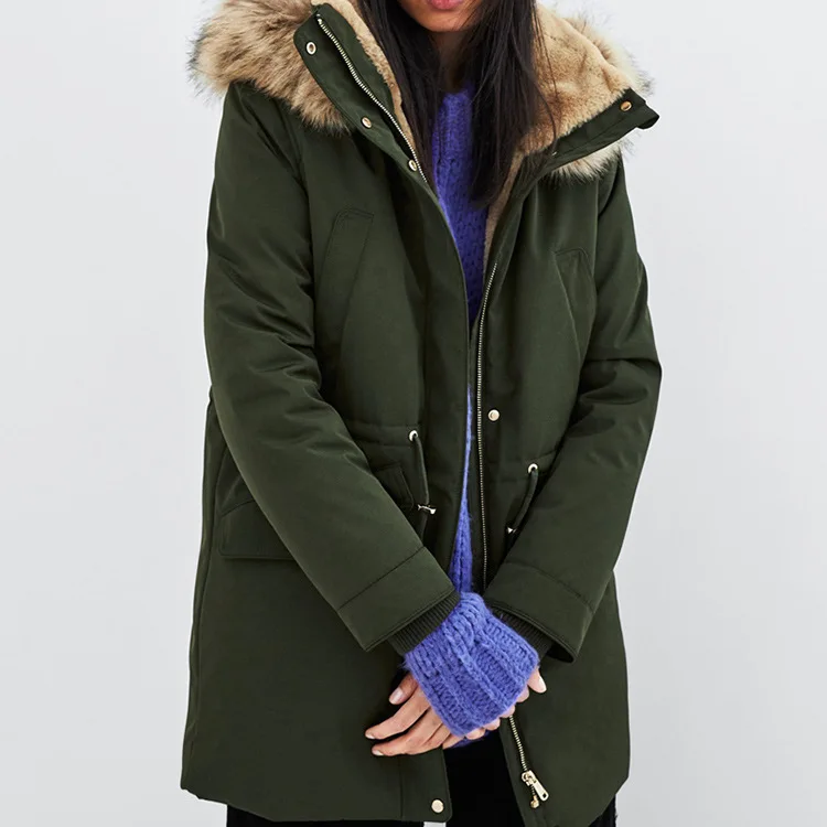 

Overplus of Goods Exported to Europe And US Pike plus Velvet Jacket Women's Autumn And Winter New Products Thick Solid Color Hoo