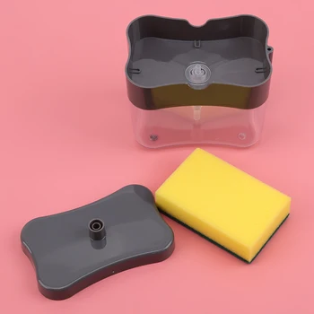 

Sponge Soap Dispenser Kitchen Detergent Automatic Dosing Brush Multifunctional Creative Bathroom Kitchen Dish Soap Storage Box