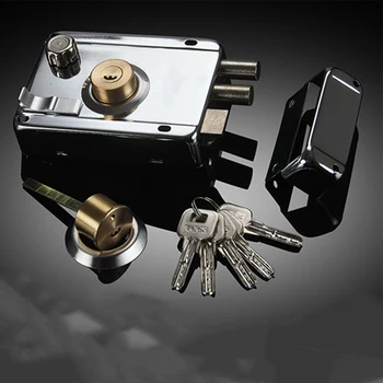 

Exterior Universal Smooth Multiple Insurance Door Lock Home Security Bedroom Stainless Steel Accessory Anti-theft Professional