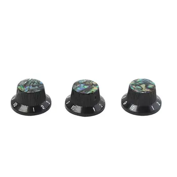 

3pcs/set Guitar Speed Control Knobs 1 Volume 2 Tone for Fender Stratocaster Electric Guitar Parts Accessories