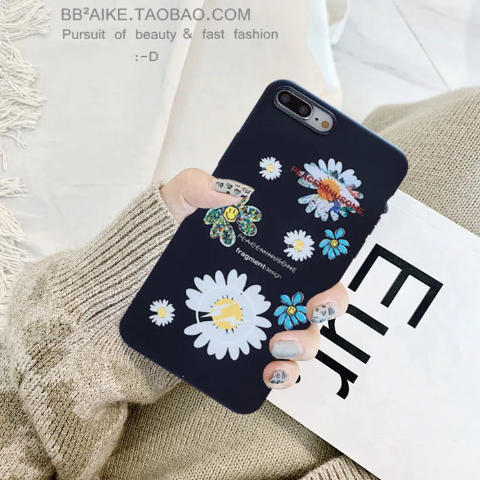 Модный peaceminusone фрагмент цветок чехол для телефона для iPhone X XS MAX XR 8 7 6 6S Plus 11 корейский мягкий силиконовый чехол - Цвет: -2