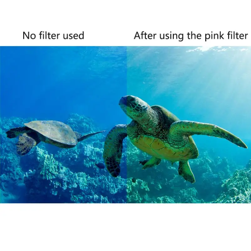 Фильтры для Gopro Hero 8 Водонепроницаемый чехол фильтр для дайвинга водонепроницаемый фильтр глубина аксессуары для камеры