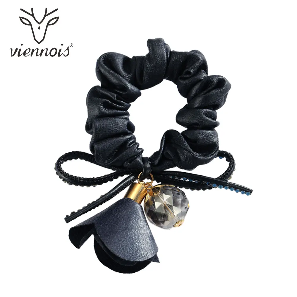 Viennois лента для волос черный бархат цветок геометрический для женщин когти аксессуары девушки ювелирные изделия