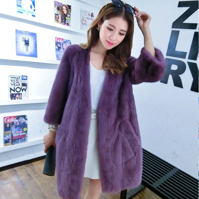 Heydress элегантное мохнатое Женское пальто из искусственного меха уличная одежда осень зима теплое плюшевое пальто женское пальто размера плюс