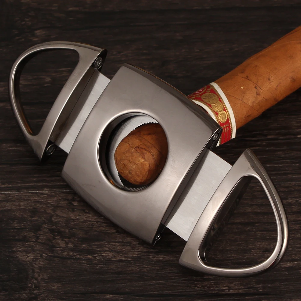 COHIBA сигарный набор металлическая коробка для Сигар Зажигалка газ-бутан ветрозащищенная 3 струйные Зажигалки W/удар из нержавеющей стали Острый сигарный нож
