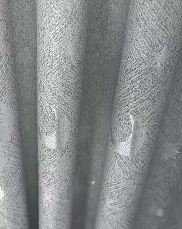 Grey Curtain Жаккардовая занавеска, уплотненная, затемненная, ткань, занавеска для украшения комнаты, занавеска для окна, портьера, для отеля, льняная занавеска, специальная, 310 см H - Цвет: Grey Curtain