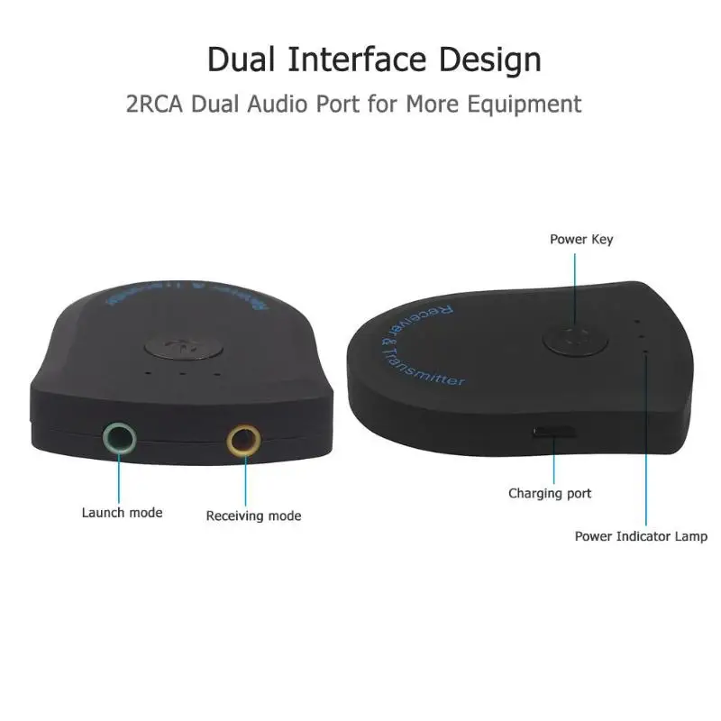 BT805 2 в 1 стерео Bluetooth 4,2 аудио приемник передатчик для телевизора MP3 PC 15 м расстояние передачи 3,5 мм Интерфейс до 95дб SNR